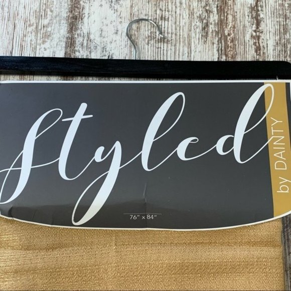 MARRIO Solid Room Darkening Curtain Panels Pair Beige Set 38 x 84 in NEW NWT - Picture 2 of 7